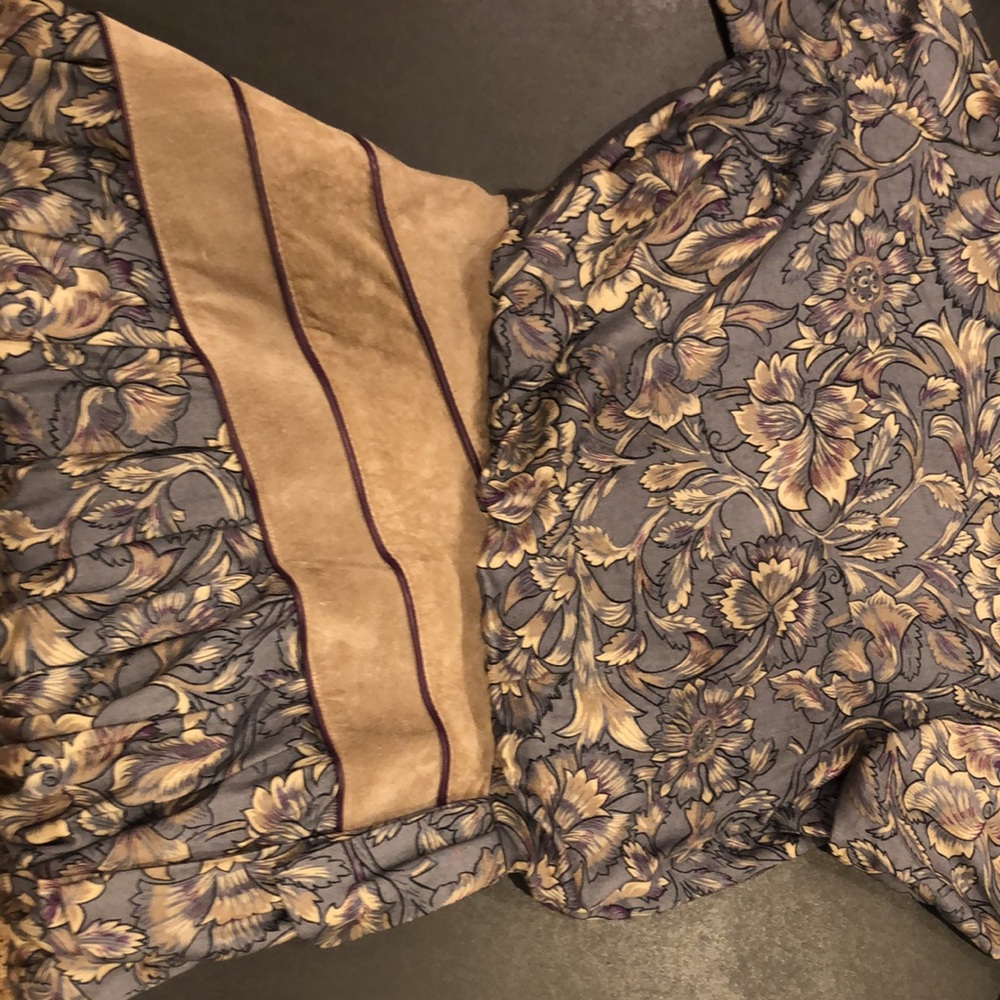 Joan Sparks vintage dress with leather & suede - Picture 6 of 10